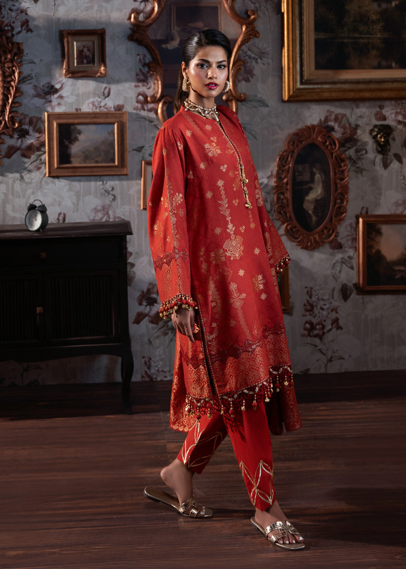Rust-Jacquard-3 Pc (WUS25JD3060)