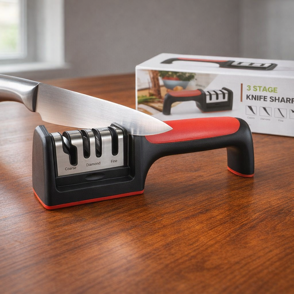 Kitchenly professional khife sharpener 3 in 1