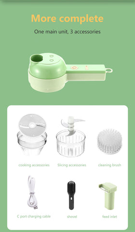 gatling food chopper with brush