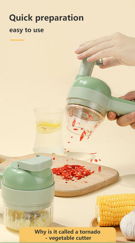 gatling food chopper with brush